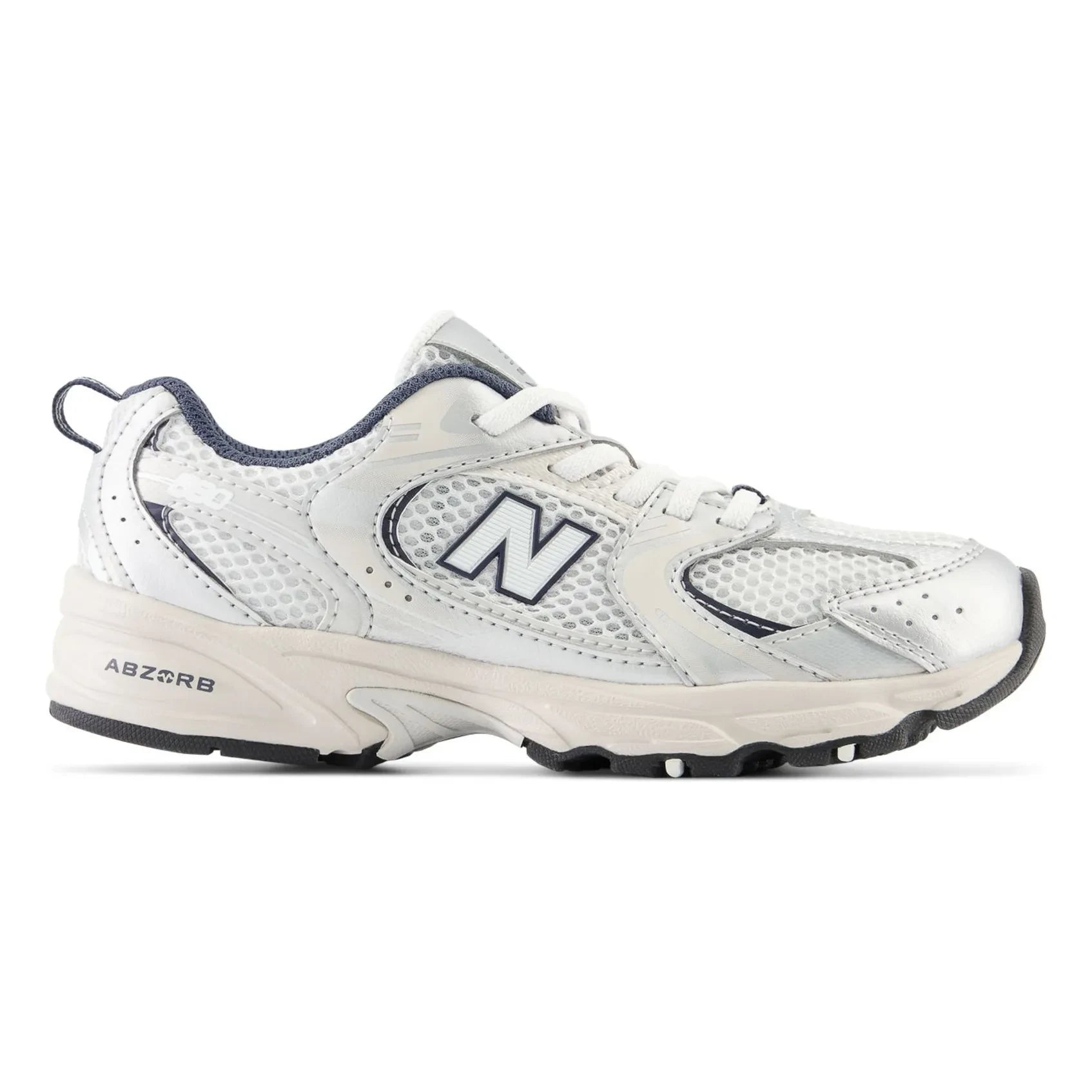 New Balance - Lastikli Dantel Spor Ayakkabı 530 | Beyaz saten