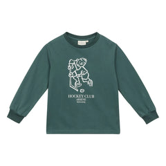 Arsène et Les Pipelettes - Gerd organik pamuklu T-shirt | Forest Green