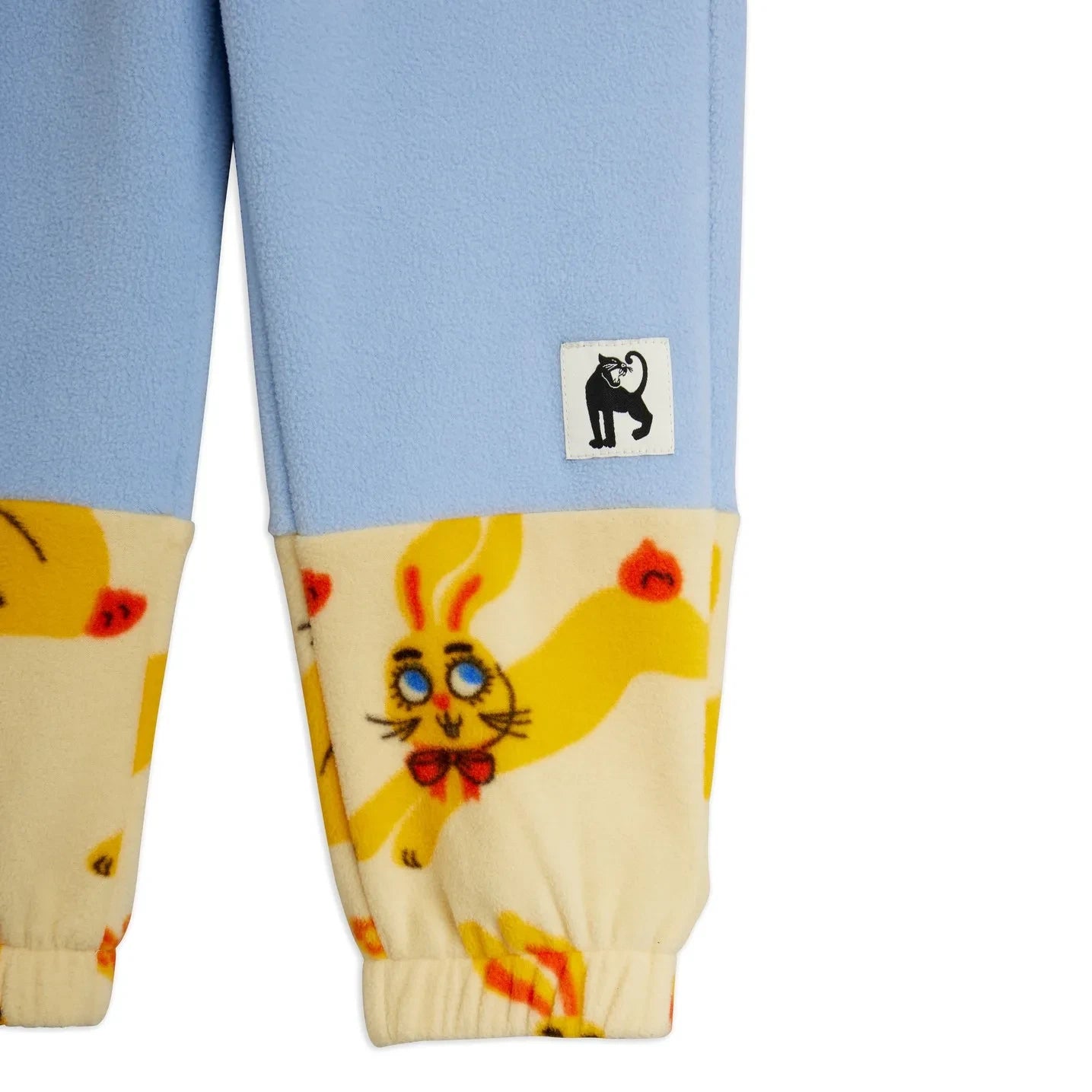 Mini Rodini - Geri Dönüştürülmüş Elyaf Tavşan Pantolon | Sarı