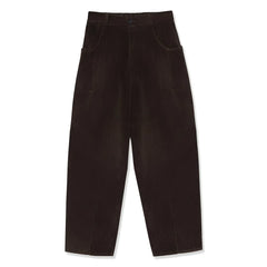 Cordera - Bol Fit Kadife Pantolon | Kahverengi