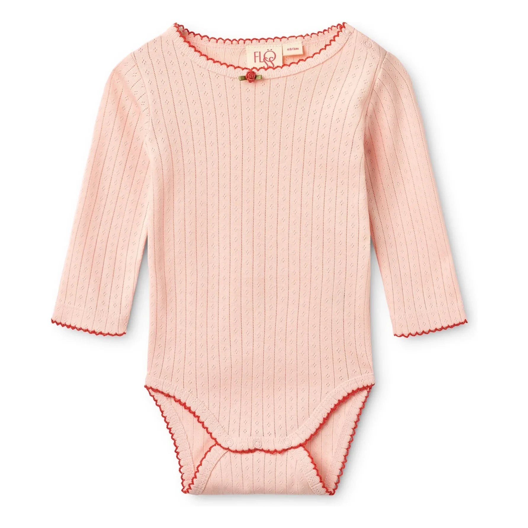 Flöss - Pointelle Liva body | Açık Pembe