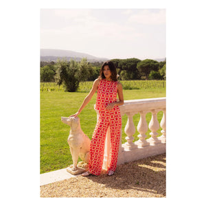 Paloma Collection - Andrea Pink Mama Pantolon - Kadın Giyim | Pembe