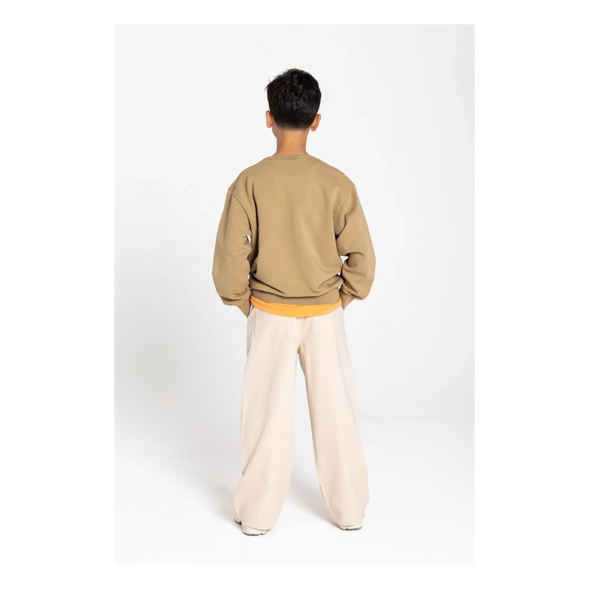 Smallable Kid - Arlo organik pamuk sweatshirt | Kahverengi