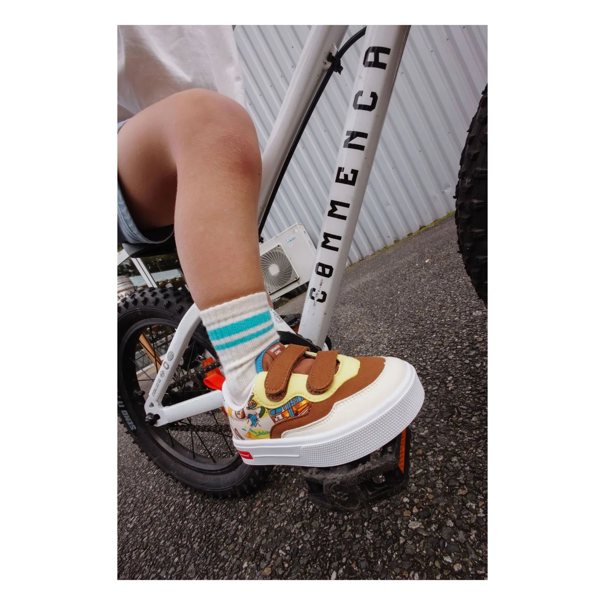 Hello Hossy - San Francisco Çizik Detaylı Sneakerlar | Kahverengi