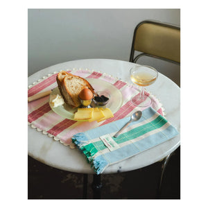 Tarta Gelatina - Organik pamuk Amerikan servisleri - 2’li set | Pembe