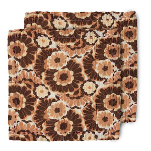 HKliving - Pamuklu Masa Peçeteleri - 2'li Set | Russet