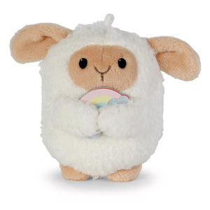 Nici - Tek boynuzlu at kılığına girmiş Mouton Wools peluş | Beyaz
