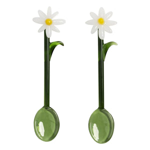 &Klevering - Spoons Flora - 2'li Set | Beyaz