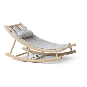 Oliver Furniture - Meşe Bebek Sallanan Sandalye | Gri