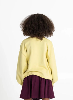 Hundred Pieces - Belmont Lucky Organik Pamuk Sweatshirt | أصفر فاتح