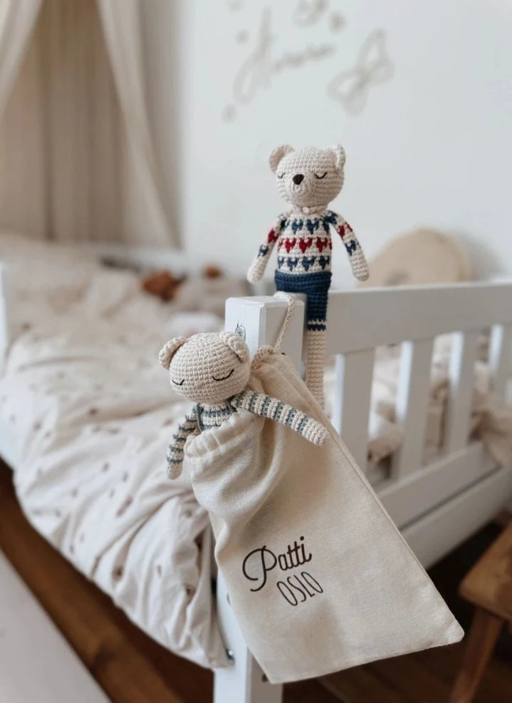Patti Oslo - Kalp Detaylı Kutup Ayısı Peluş Oyuncak | Beyaz