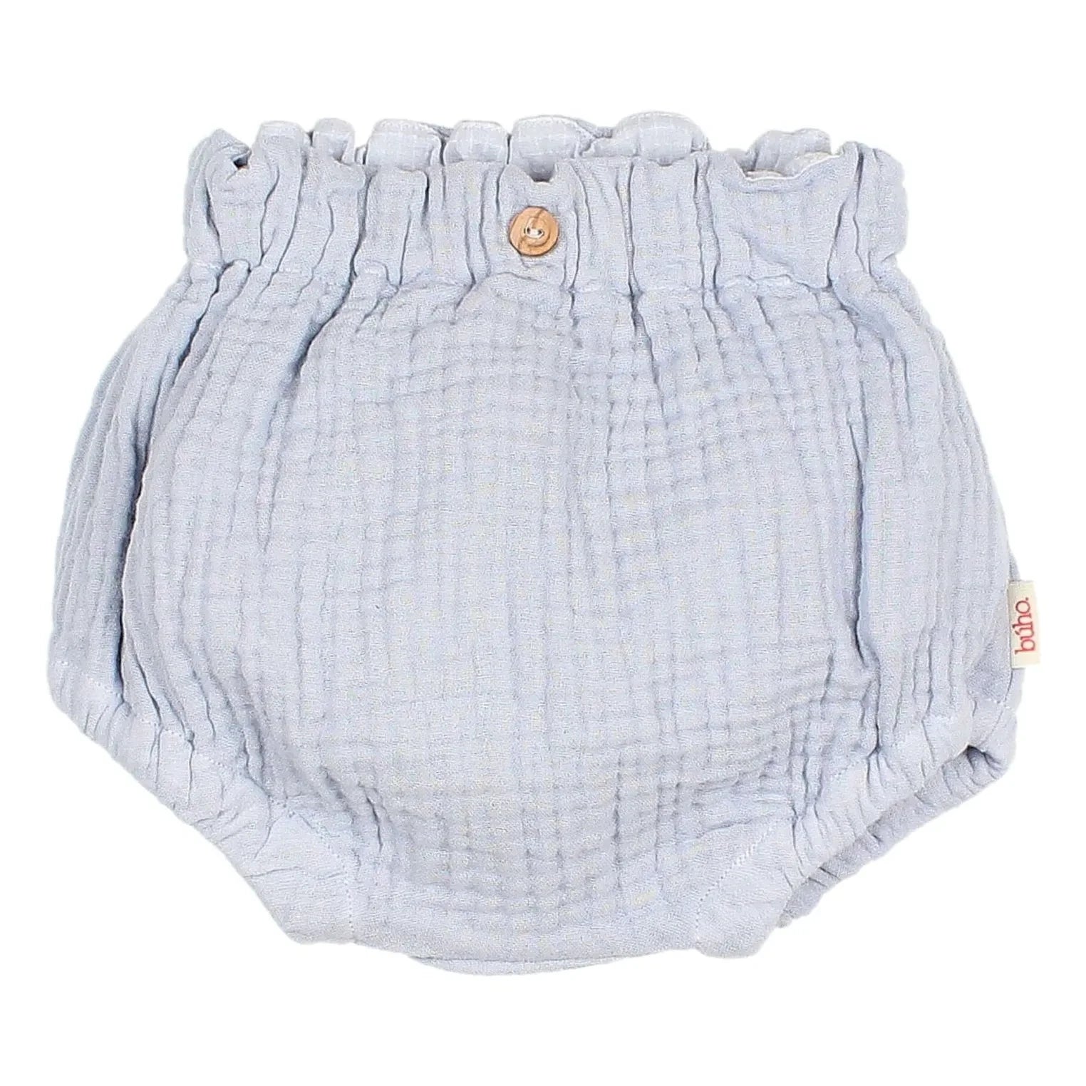 Búho - Pamuklu Müslin Bloomers | Açık Mavi