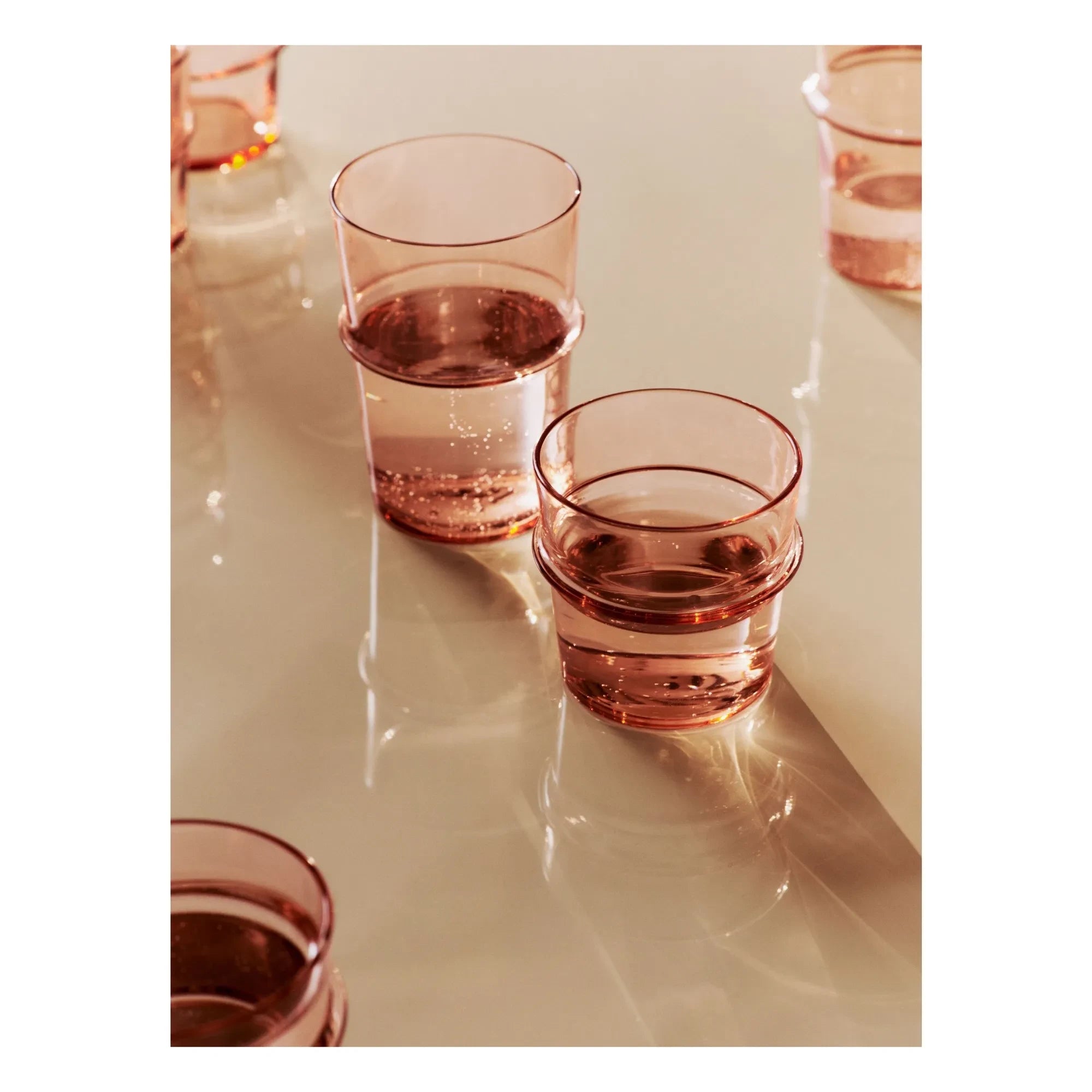 Ferm Living - Boya Glasses - 2'li Set | Framboise