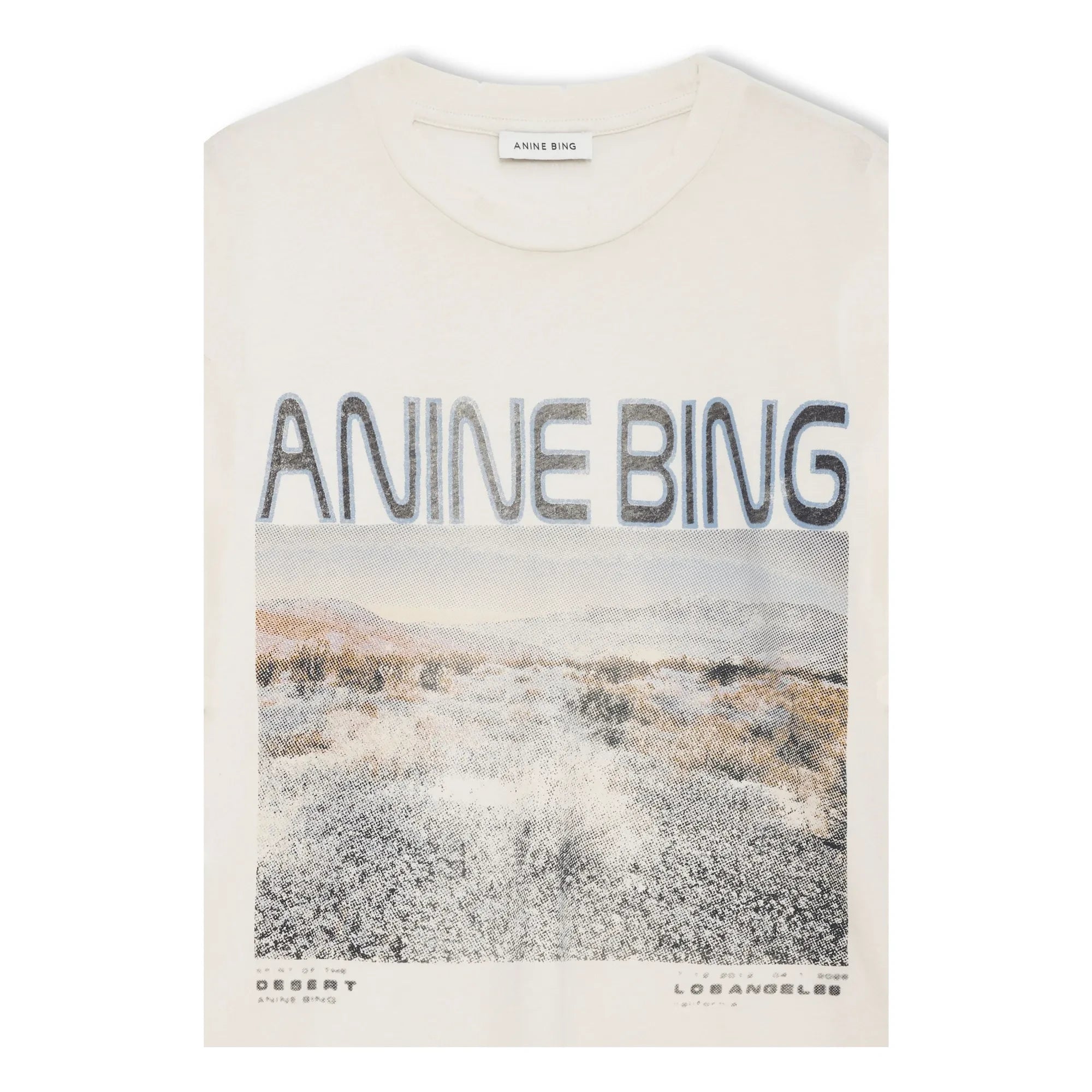 Anine Bing - Yabani Çiçekler Tişört | Krem