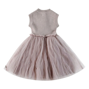 Donsje - Xewa Tül Elbise | Mürdüm
