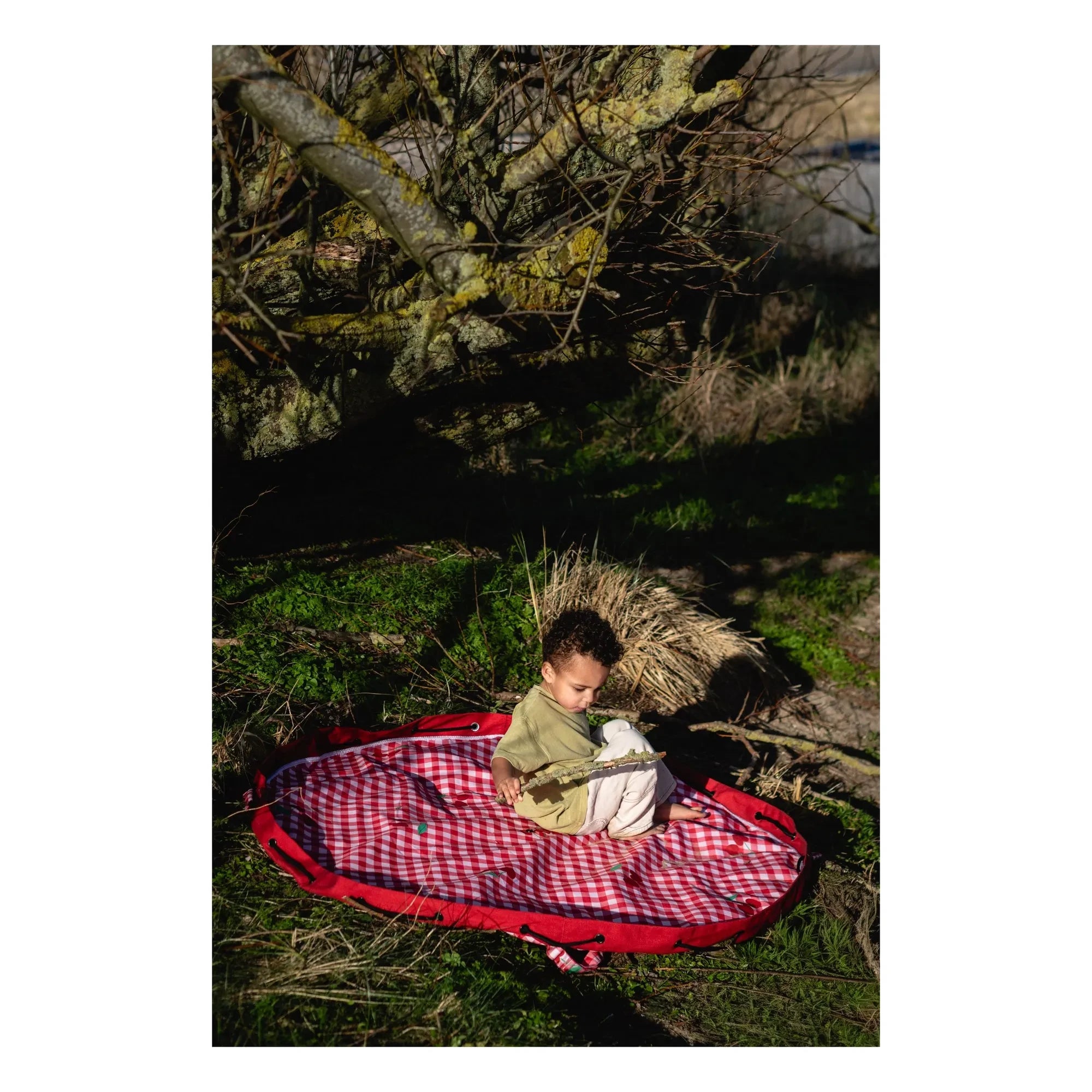 Play and Go - Noomad Outdoor Play Bag / Mat - Piknik | Kırmızı