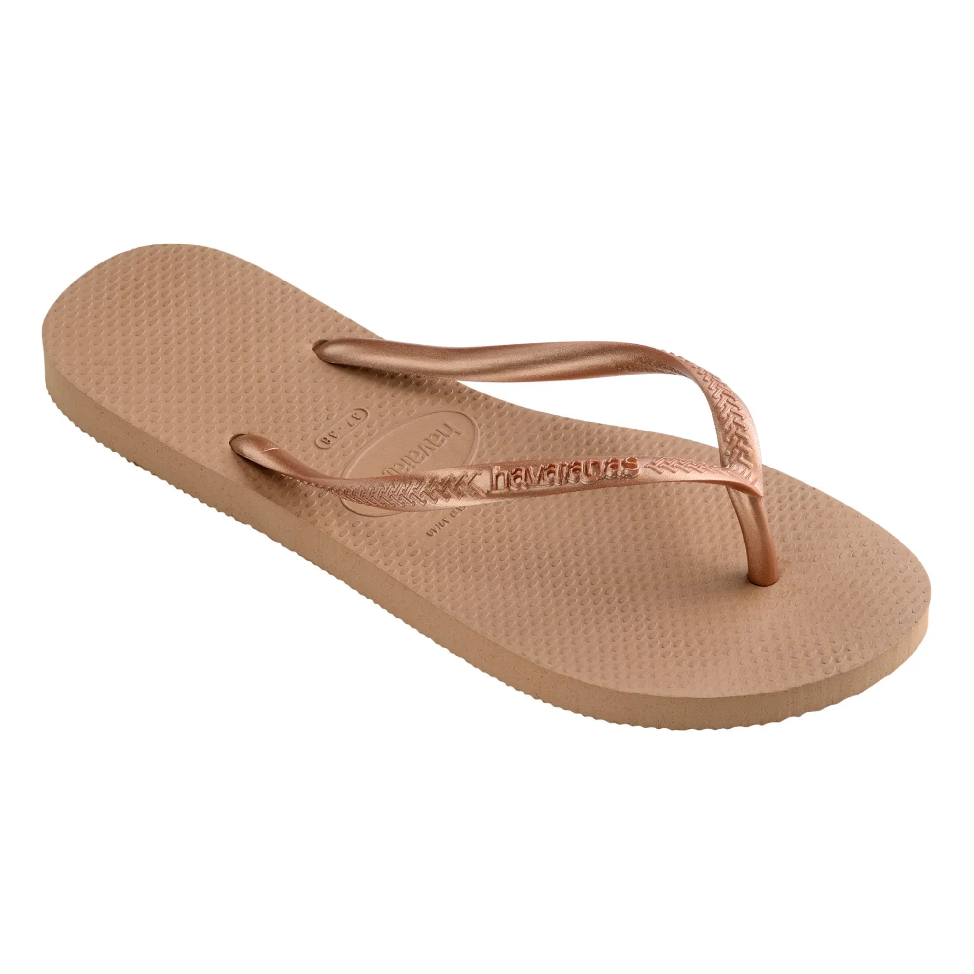 Havaianas - İnce parmak arası terlikler | Pembe Altın