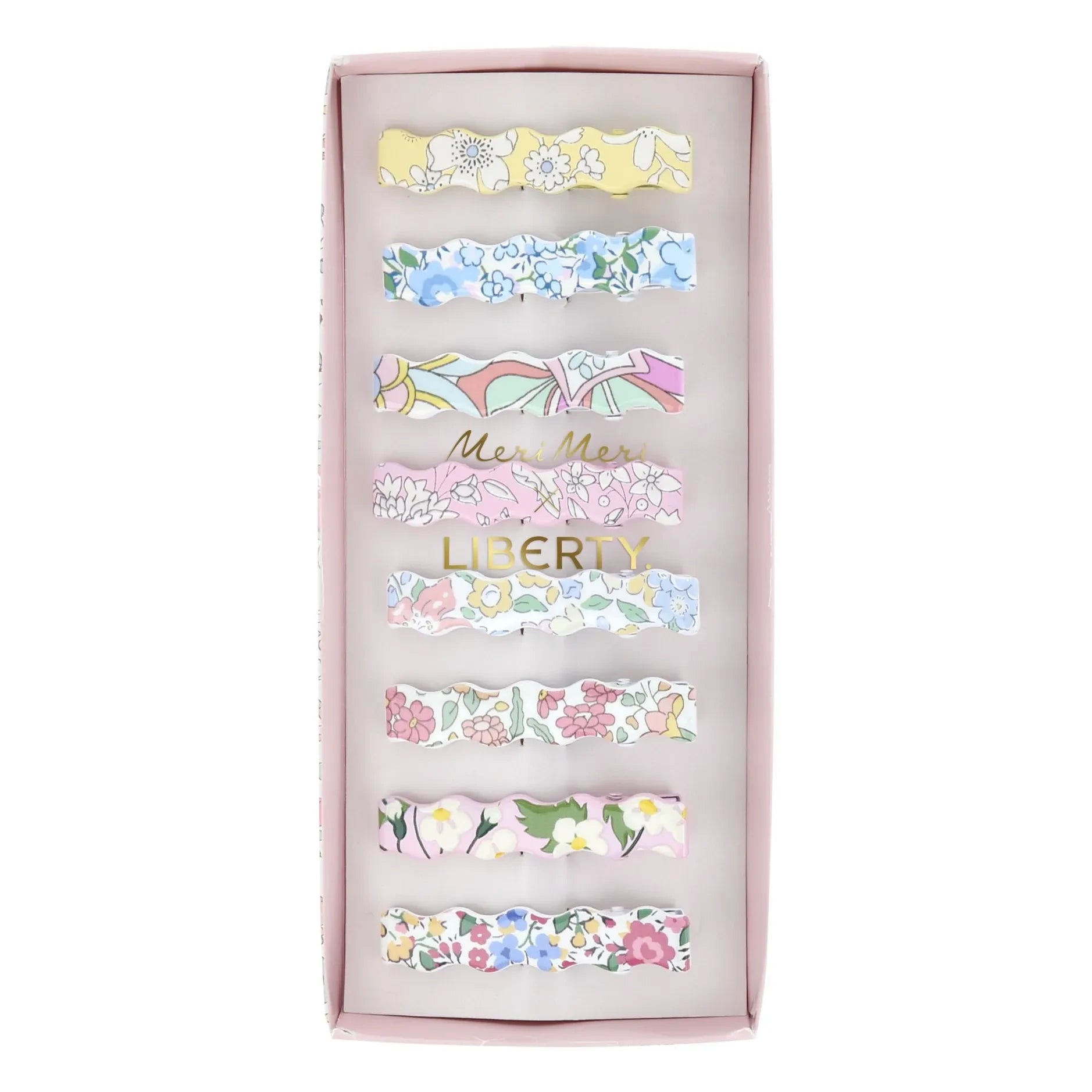Meri Meri - Saç tokaları - Meri Meri x Liberty - 8'li set