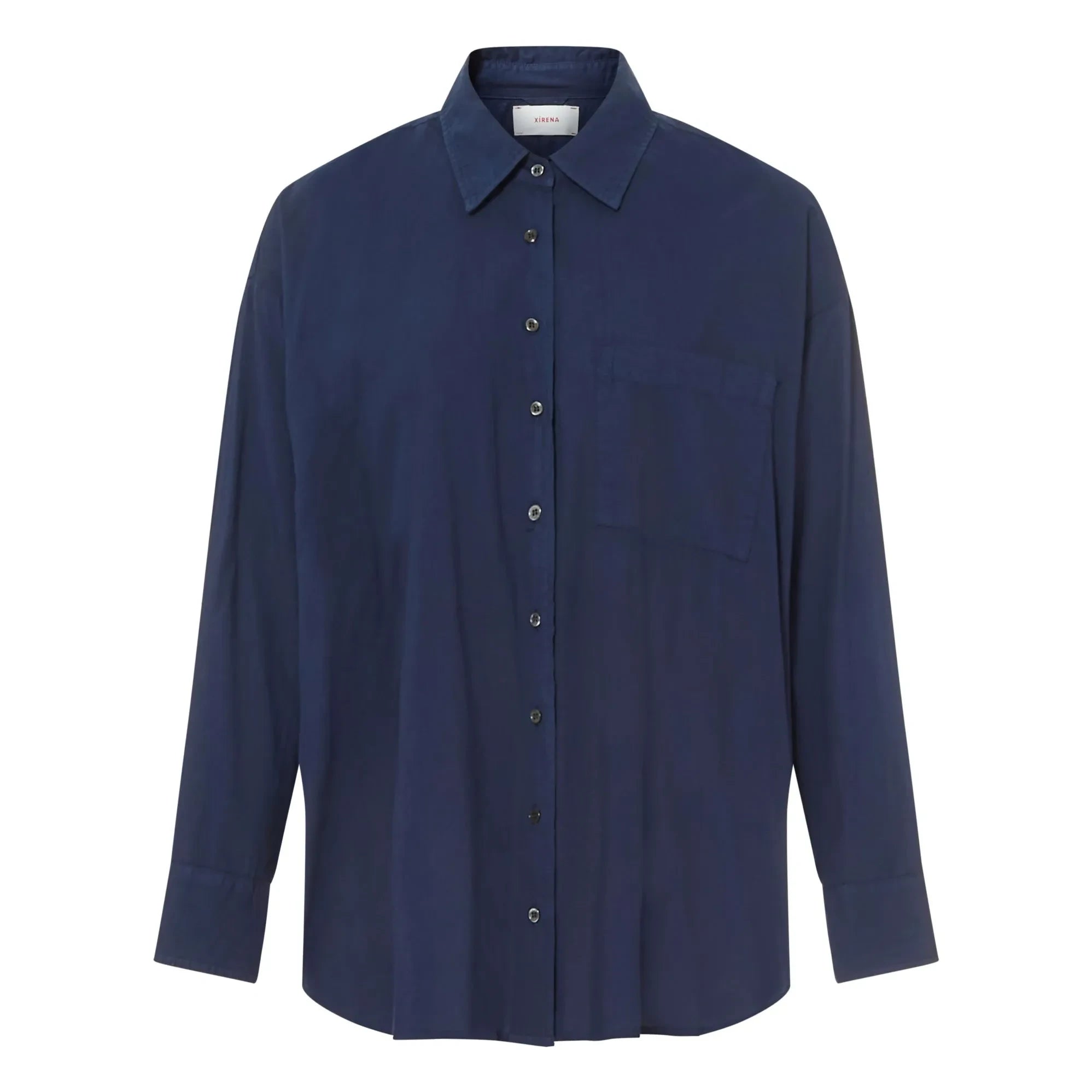 Xirena - Sydney Cotton Poplin Gömlek | Lacivert