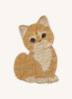 Lorena Canals - Ginger Kedi Halısı | Turuncu