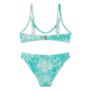 Lison Paris - 2 Parçalı Mayo Taha'a Tie and Dye | Turkuaz