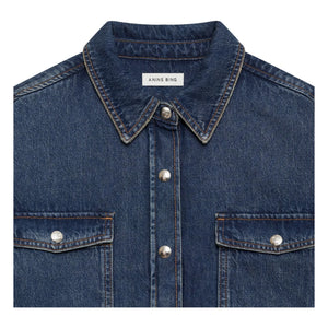 Anine Bing - Paxton Denim Gömlek | Mavi