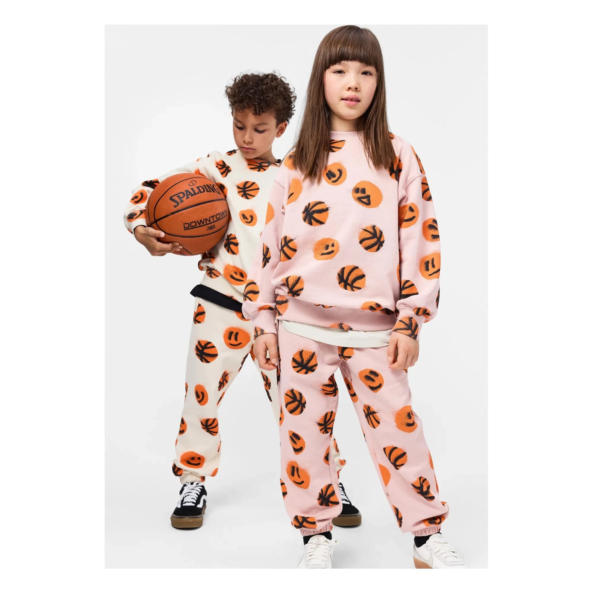 Molo - Monti Basketbol organik pamuk sweatshirt | Ekru