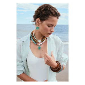 Lizzie Fortunato - New Bloom kolye | Mavi