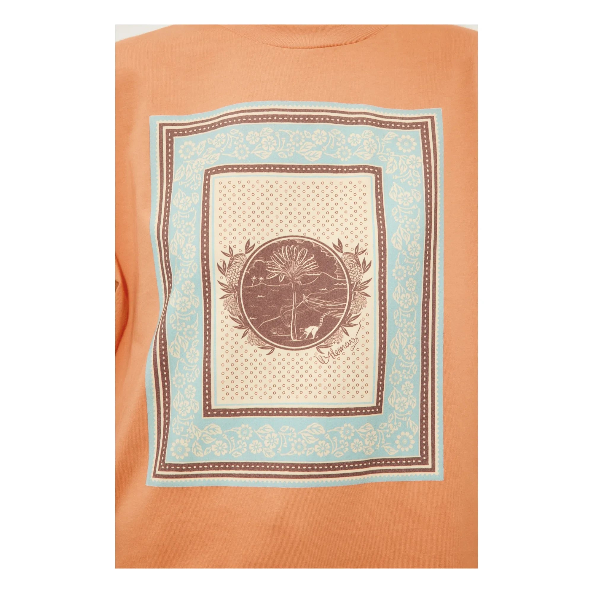 Alémais - Alberta organik pamuklu T-shirt | Turuncu
