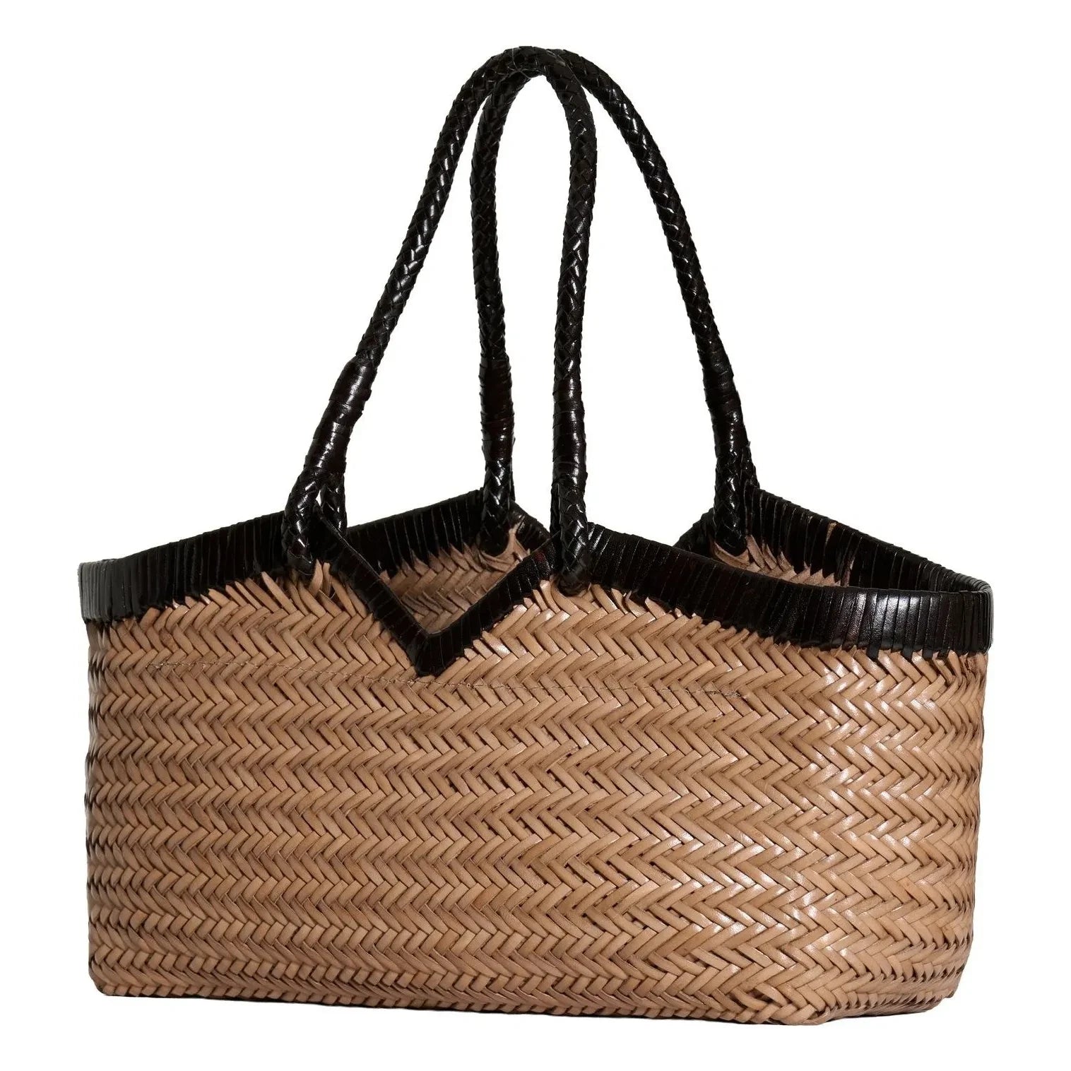 Vipera - Cabas Crudelia İki Renkli Deri | Taupe brown