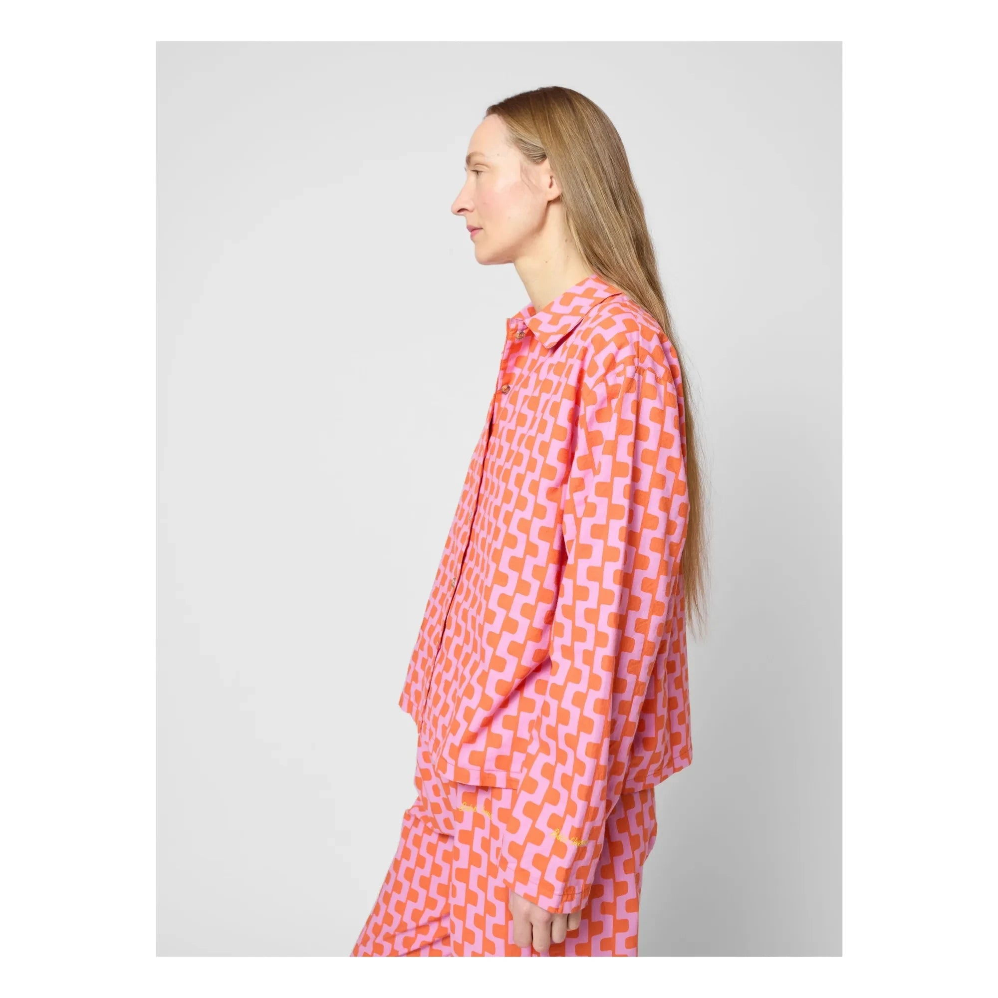 Bobo Choses - Organik Pamuklu Desenli Pijama - Kadın Koleksiyonu | Mor