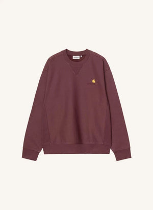 Carhartt WIP - American Script Sweatshirt | Bordo