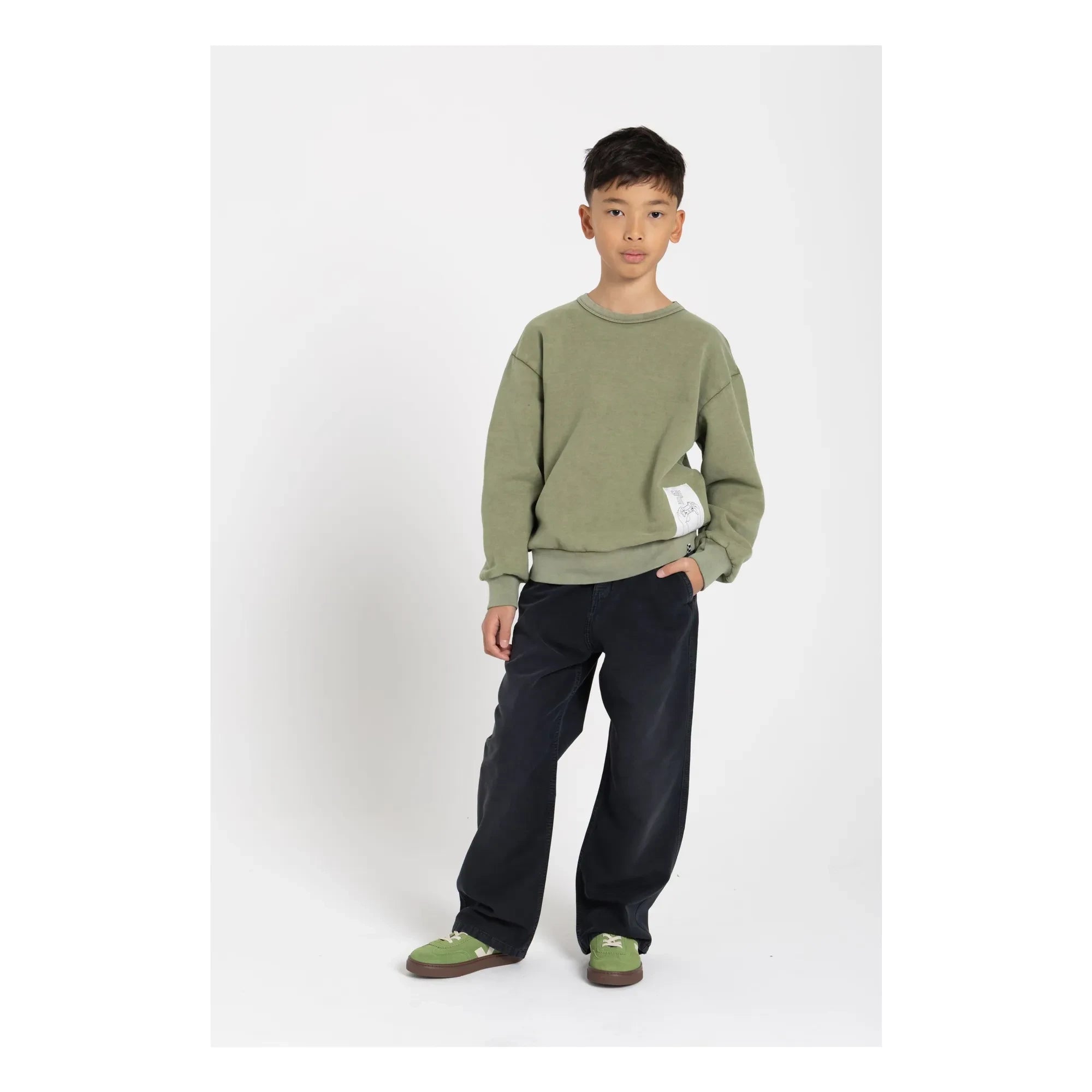 Finger in the nose - Blow organik pamuklu sweatshirt | Haki
