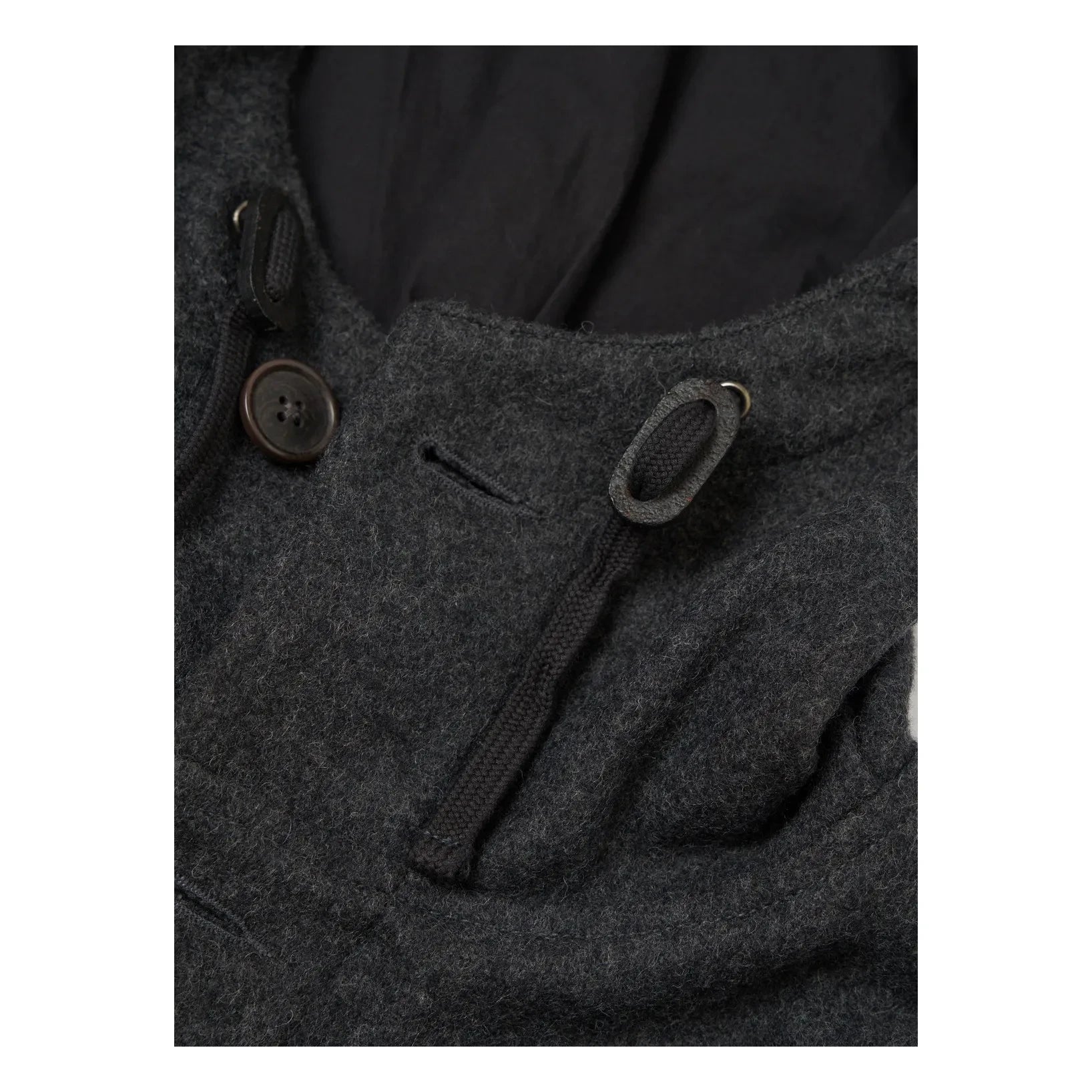 Universal Works - Boston Yün Parka | Koyu gri