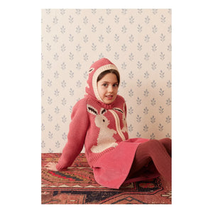 Hello Simone - Zipply Tavşanlı Hırka | Pembe