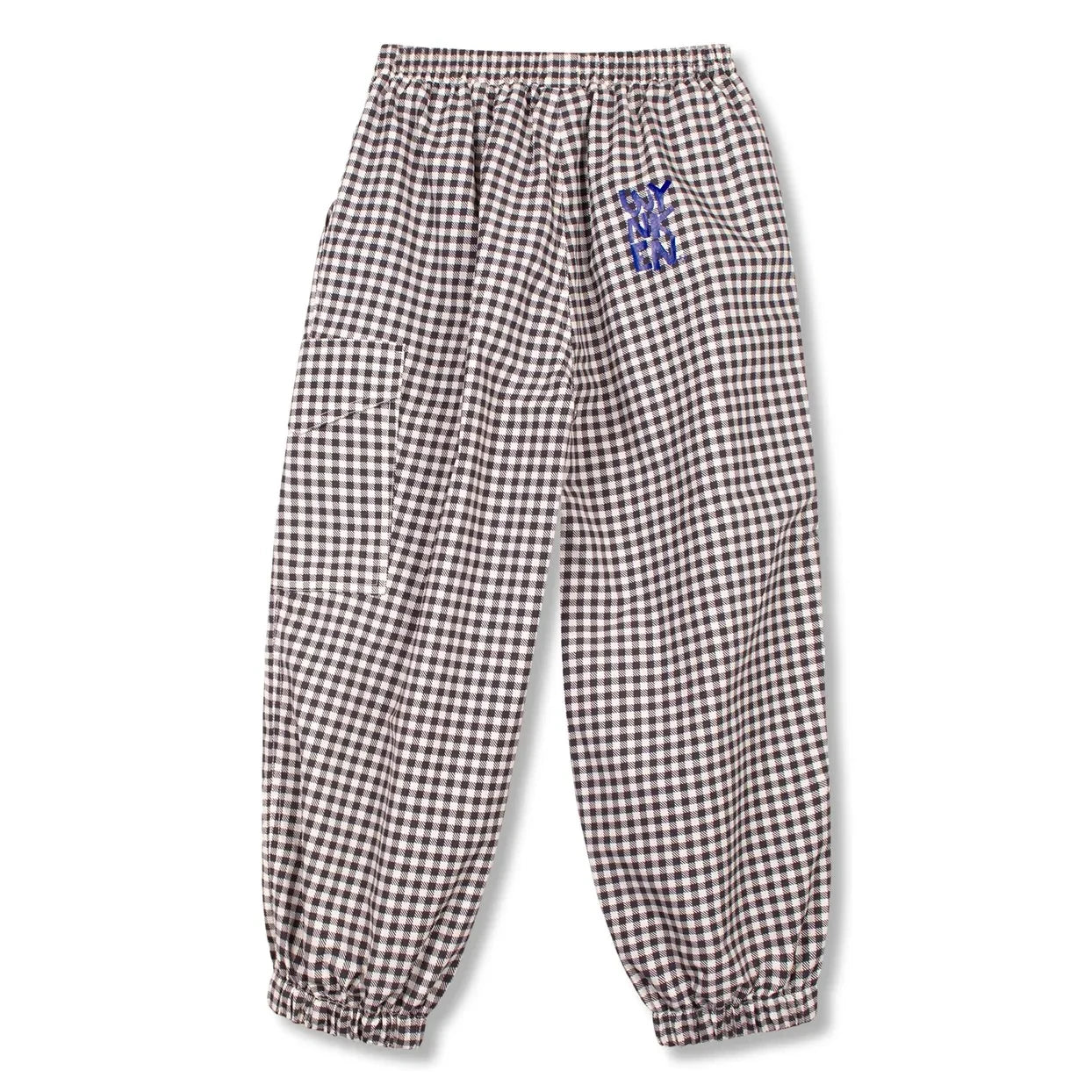Wynken - Gingham pantolon | Siyah