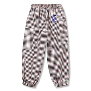 Wynken - Gingham pantolon | Siyah