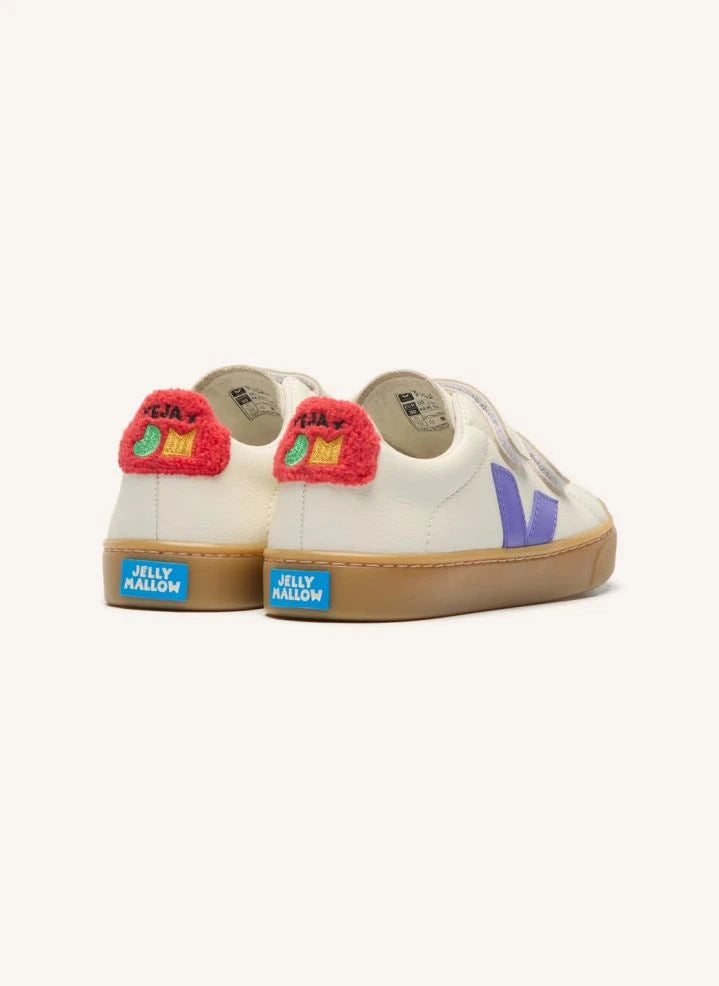 Veja - Sneakers Scratch Esplar Küçük Veja x Jelly Mallow جلد | أبيض