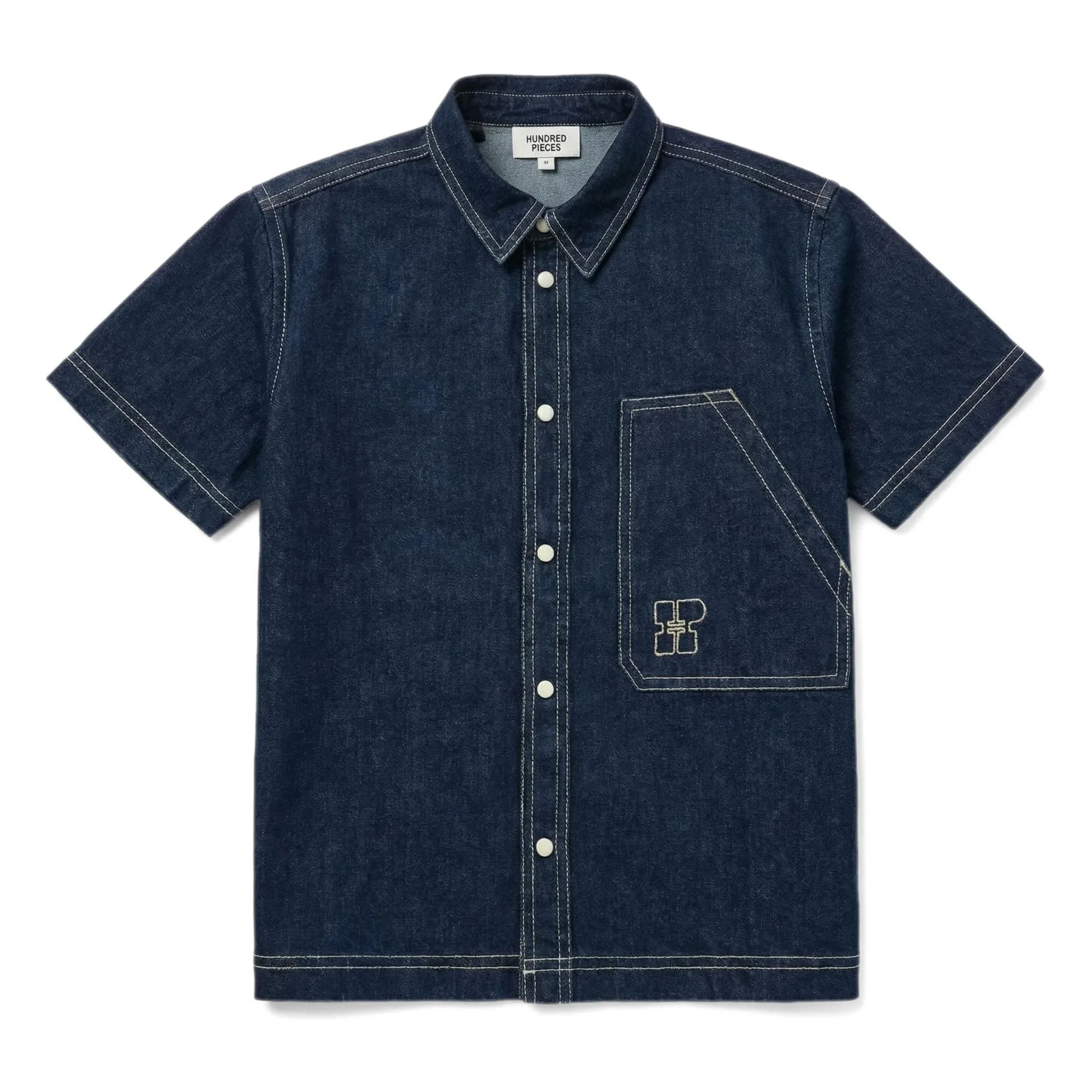 Hundred Pieces - Wayne Denim Gömlek | Koyu Mavi