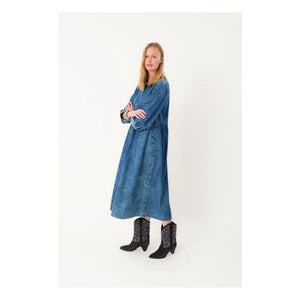 Lollys Laundry - Aliya Denim Elbise | Mavi