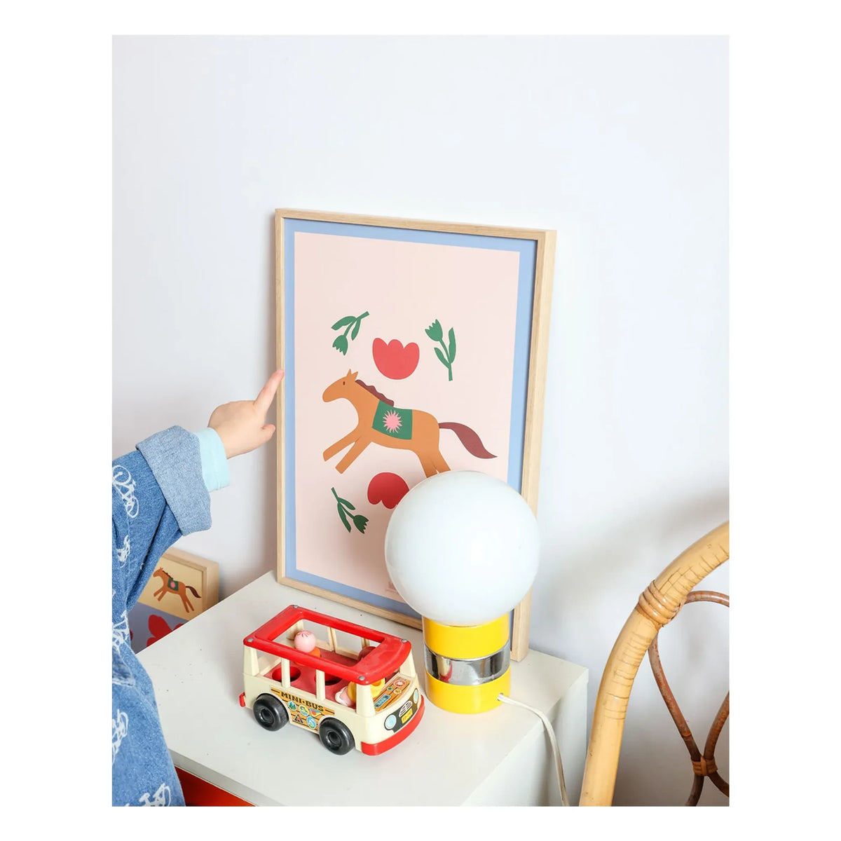 Ma petite vie - Cheval Nomade poster | Bej
