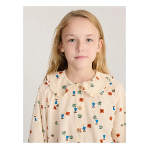 Bobo Choses - Organik Pamuklu Bluz | Ecru