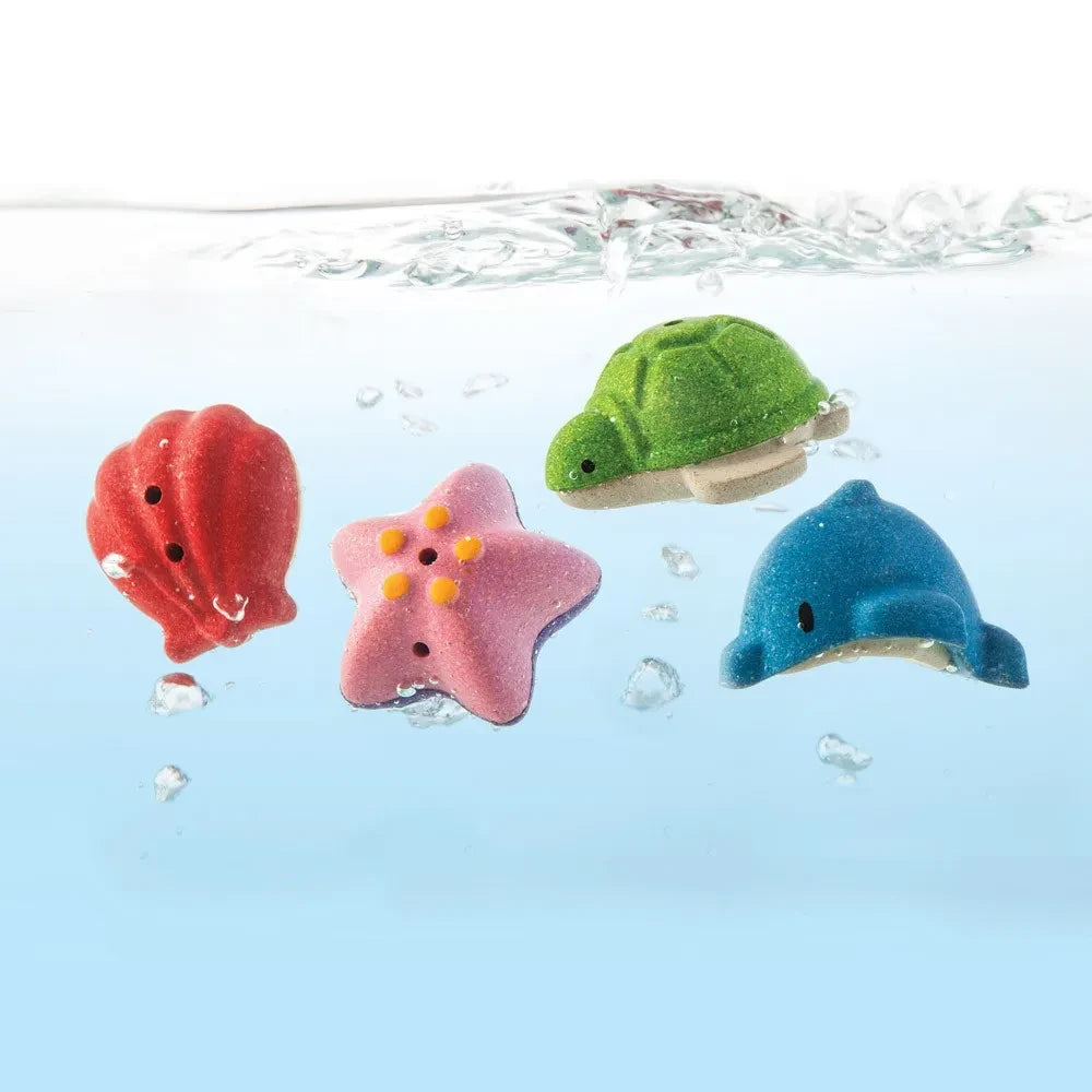 Plan Toys - Banyo zamanı deniz hayvanları