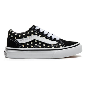 Vans - Old Skool Çiçek Desenli Bağcıklı Spor Ayakkabı | Siyah