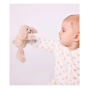 Petit Bateau - Dors Bien Cœurs Bouclette Kadife Pamuklu Pijama | Beyaz