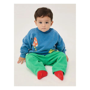Bobo Choses - Mantar Sweat Organik Pamuklu Bebek | Mavi
