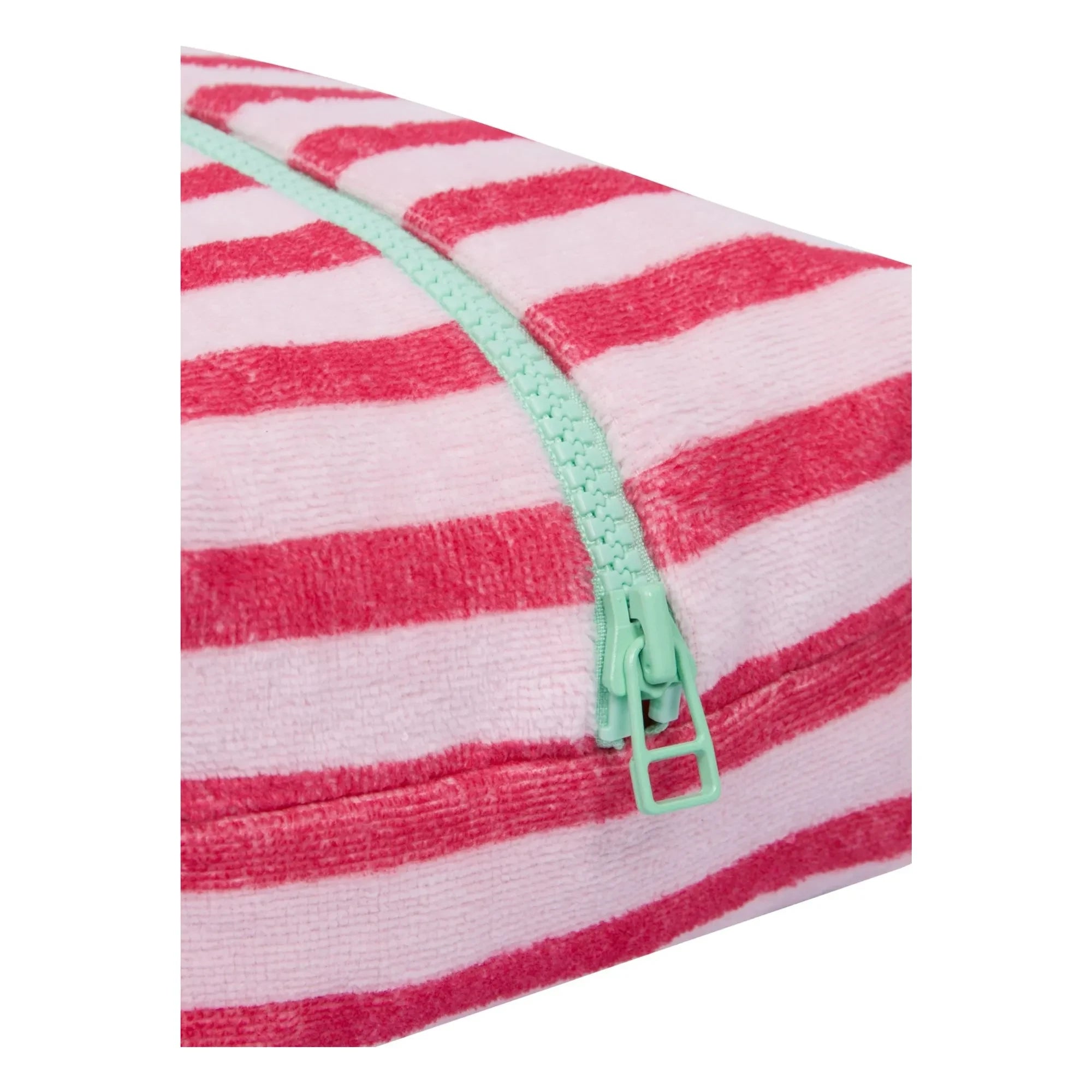 Jera Mini - Çizgili Havlu Kozmetik Çantası | Pembe