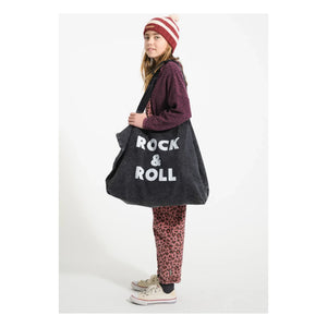 Piupiuchick - Fırfırlı Yaka Sweatshirt Leopard Organik Pamuk | Aubergine