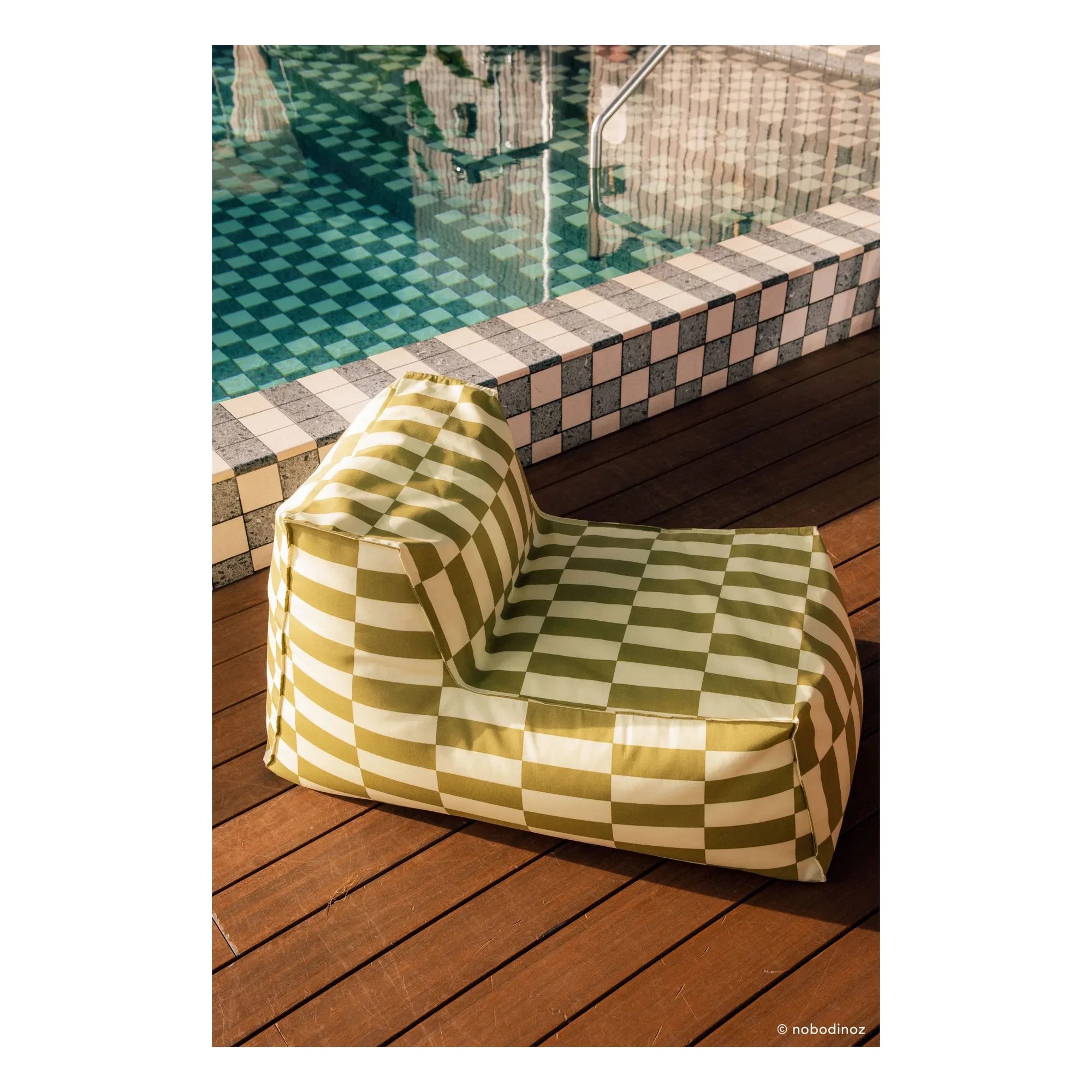 Nobodinoz - Matteo Tiles dış mekan uzun puf | Yeşil