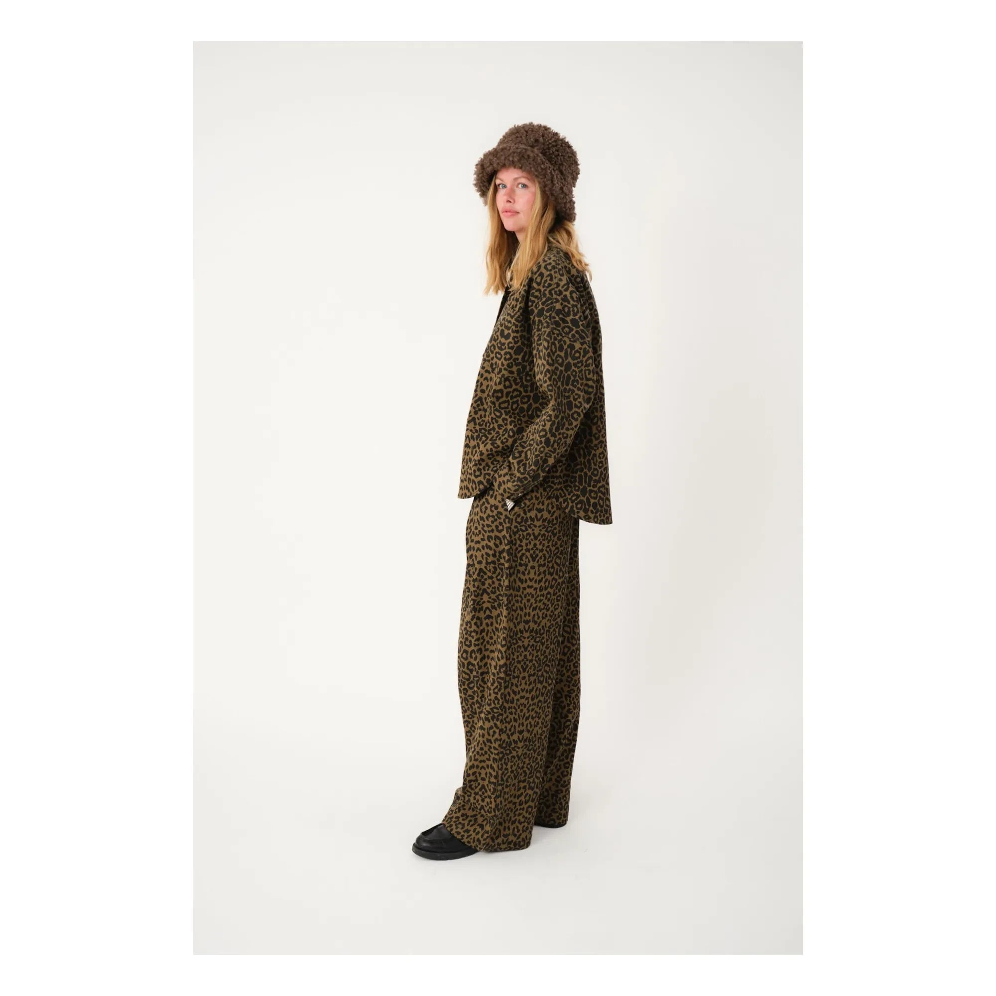 Lollys Laundry - Veida Leopar Overshirt | Kahverengi